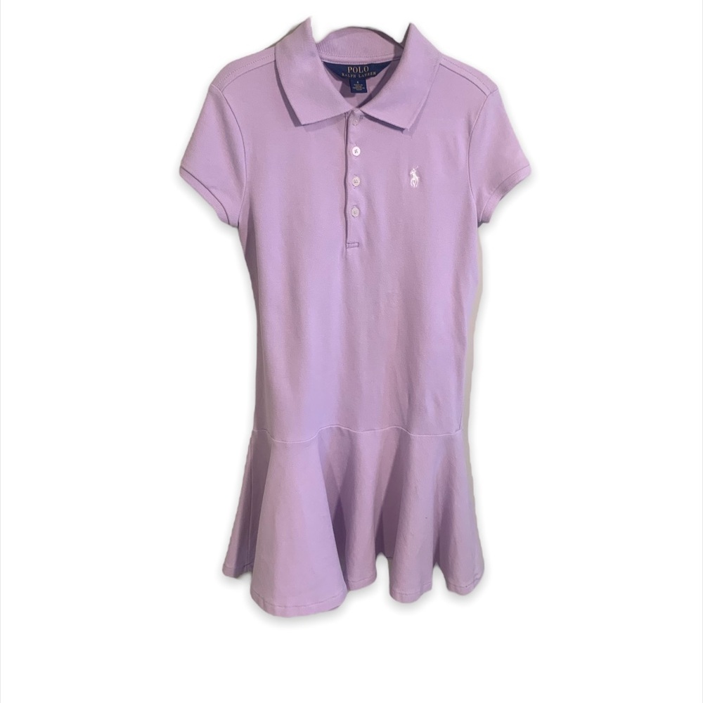 Polo Ralph Lauren Lilac 5 button lilac shirt dress